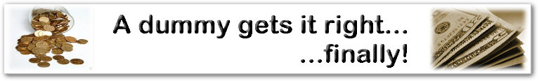 a dummy gets it right... ...finally!